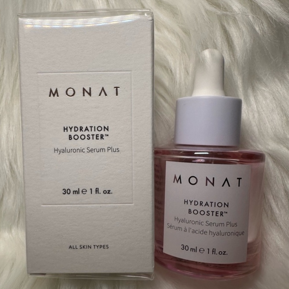 Monat Hydration Booster Hyaluronic Serum Plus 30ml / 1 fl oz - New/Sealed!